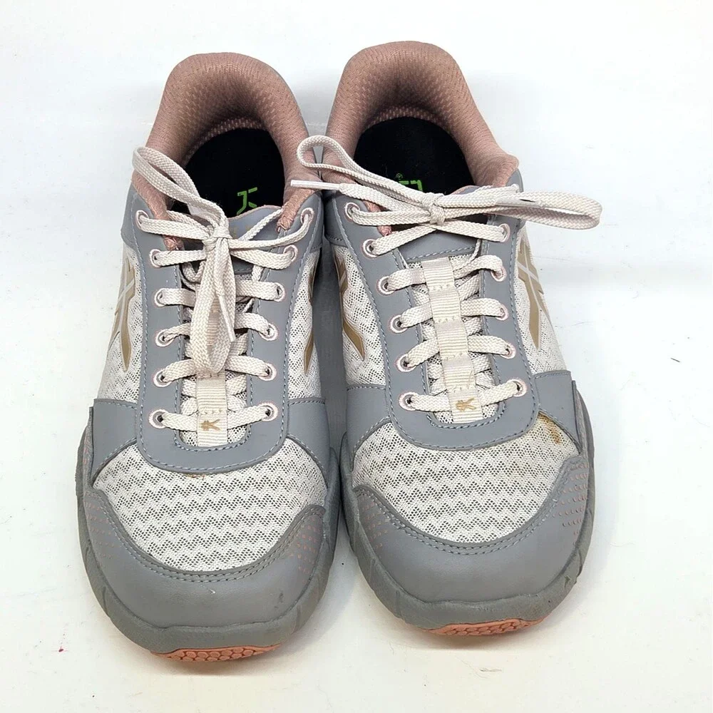KURU Women’s Light Gray & Pink Athletic Sneakers Size  10